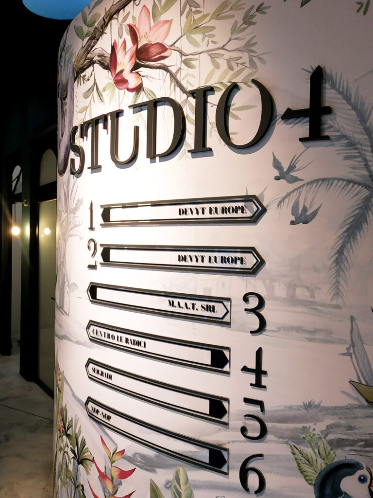 allestimento studio 3D