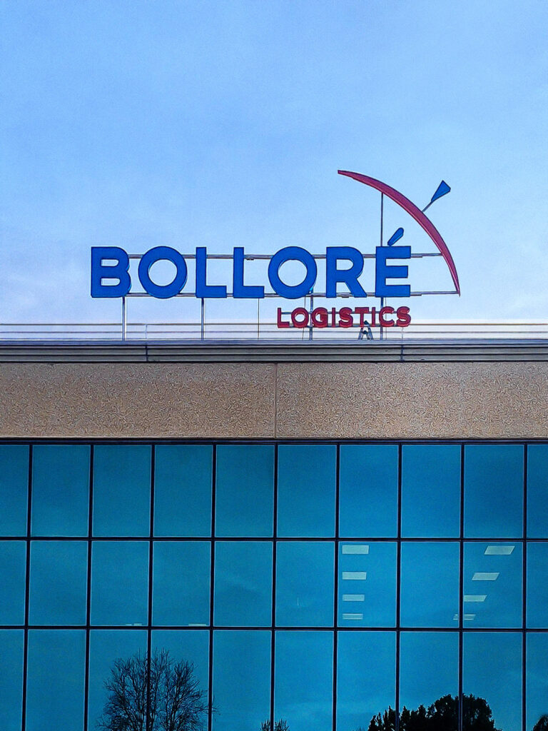 logistic azienda insegna 3D